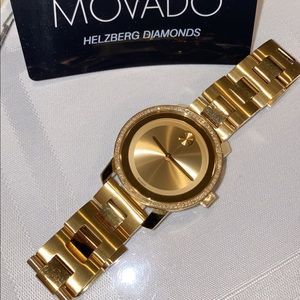 Gold Movado watch